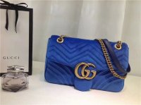 Gucci GG Marmont Matelasse Large Shoulder Bag Velvet (Varied Colors)