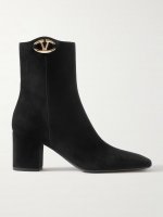 VLOGO Bold 70 embellished suede ankle boots