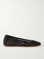 Nell woven leather ballet flats