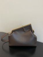 FENDI HANDBAG Dark brown