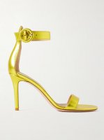 Portofino 85 metallic leather sandals