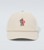 Moncler GrenobleLogo cotton gabardine baseball cap