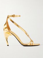 Armadillo metallic leather sandals