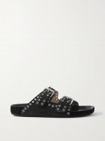 Lennyo studded suede slides