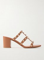 Rockstud 60 leather mules