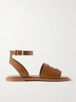 4G Liquid logo-embossed leather sandals