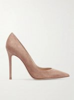 105 suede pumps