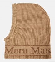 Max MaraGong logo wool ski mask