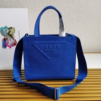 PRADA HANDBAG TOTE blue