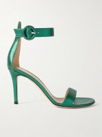 Portofino 85 metallic leather sandals