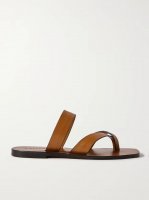 Carter leather slides