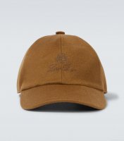 Loro PianaLogo cashmere baseball cap