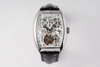 Franck Muller 55.3 * 39CINTR É E CURVEX series hollow tourbillon watch