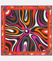 PucciMarmo silk twill scarf