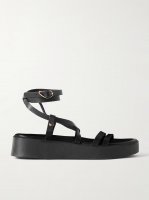 Aristea leather platform sandals