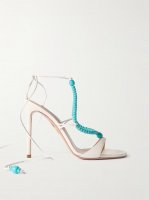 Amalfi 105 beaded leather sandals