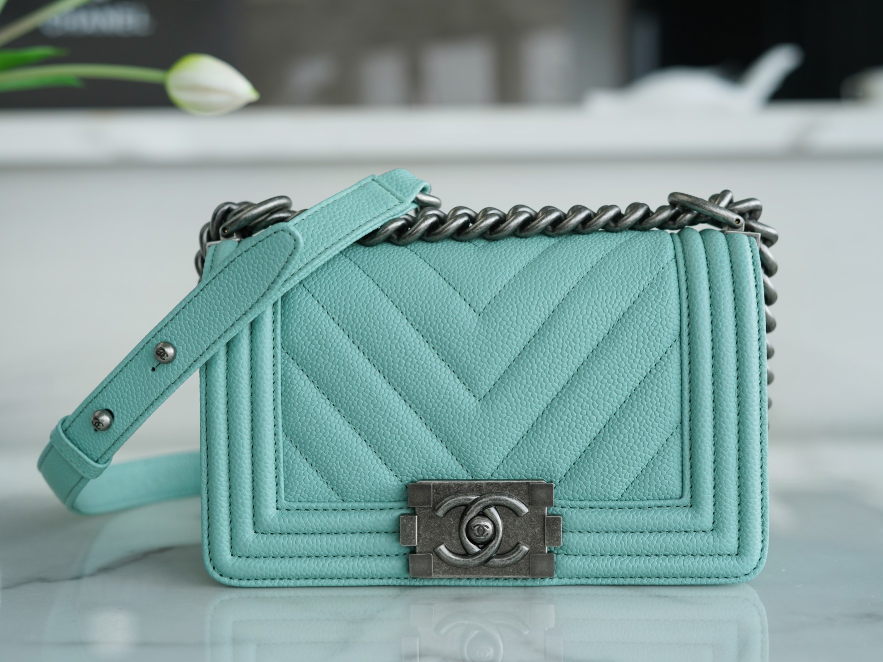 Chanel HANDBAG blue