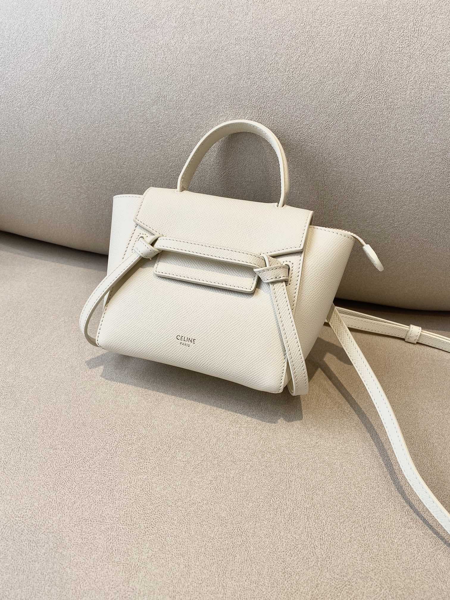 CELINE HANDBAG white