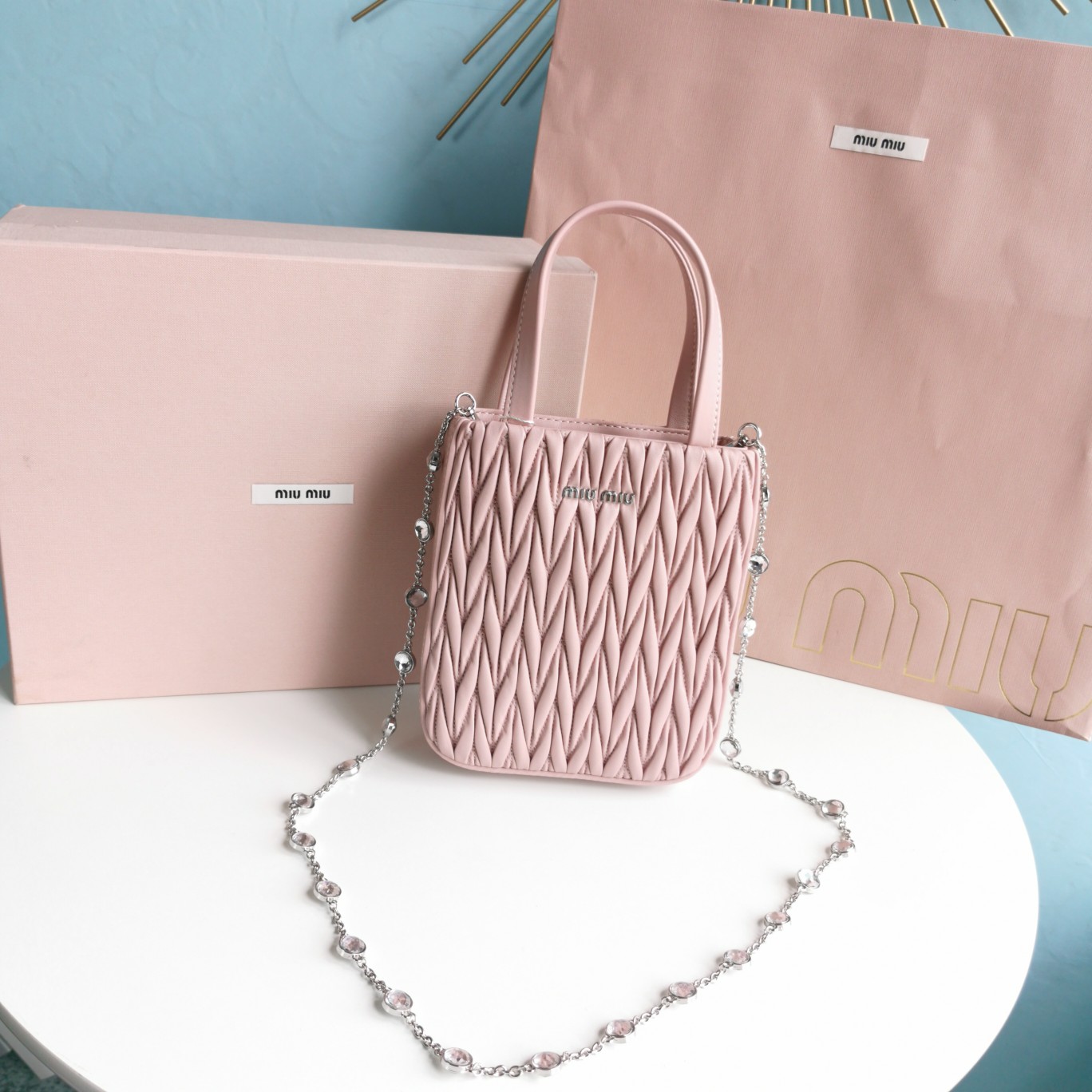 MIUMIU HANDBAG pink