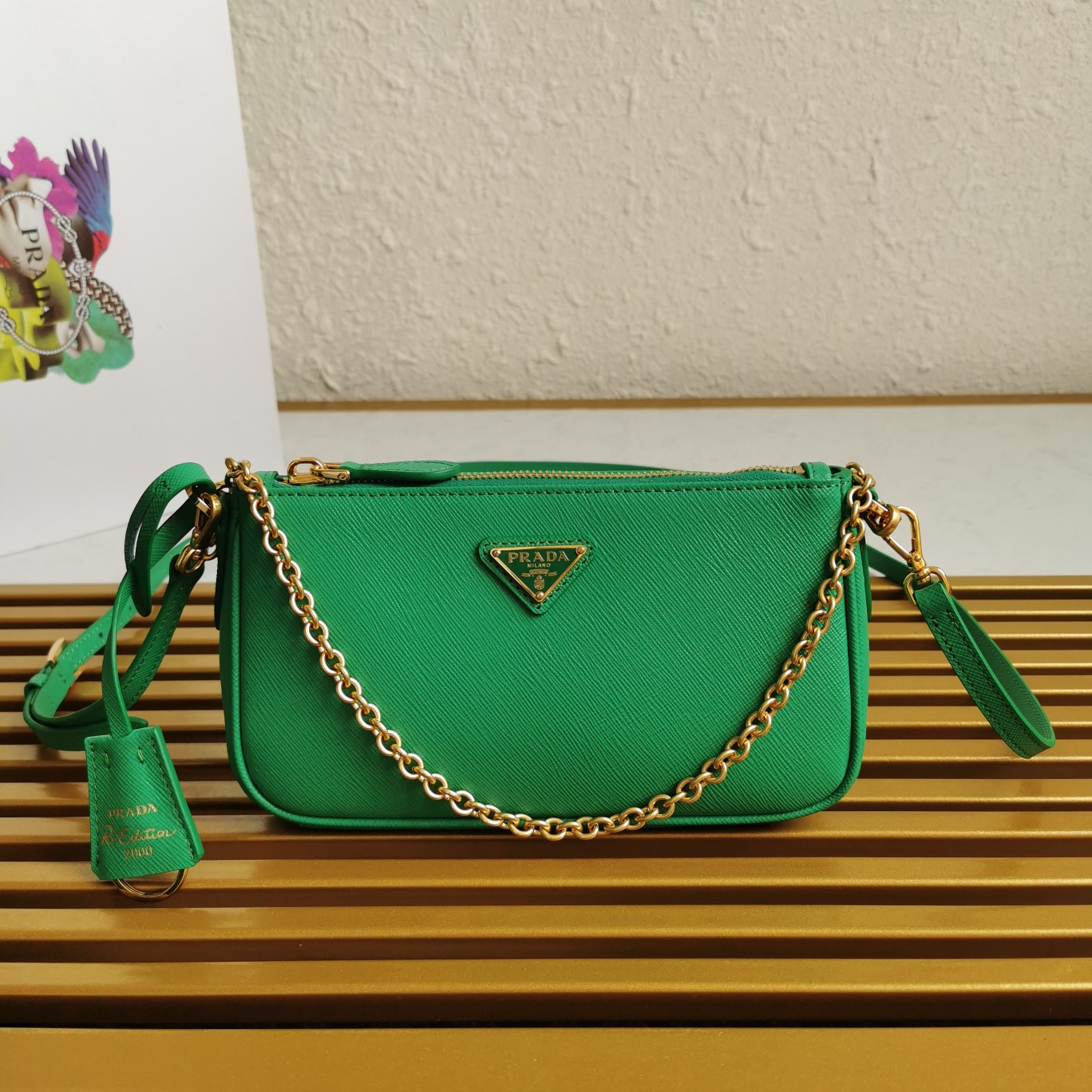 PRADA CROSSBODY BAG green