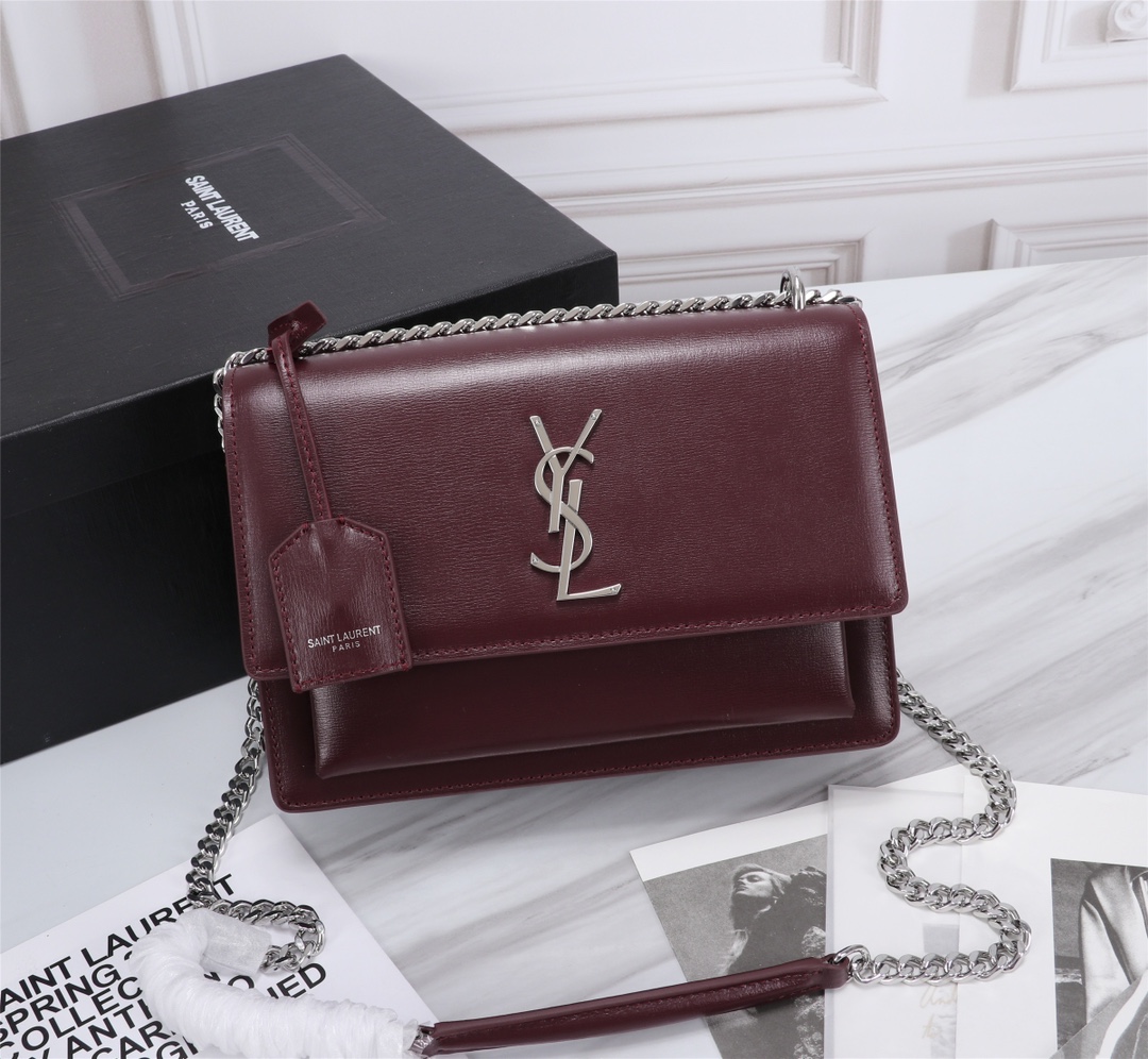 YVES SAINT LAURENT CROSSBODY BAG Red