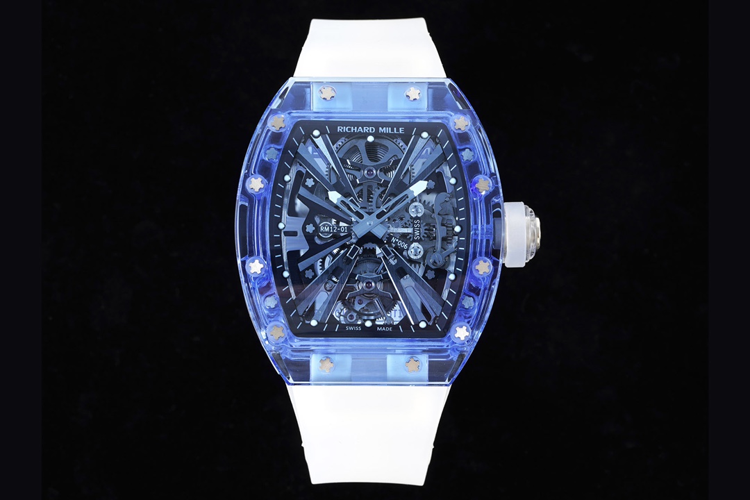 Richard Mille RM12-01 Tourbillon Sapphire Transparent Watch