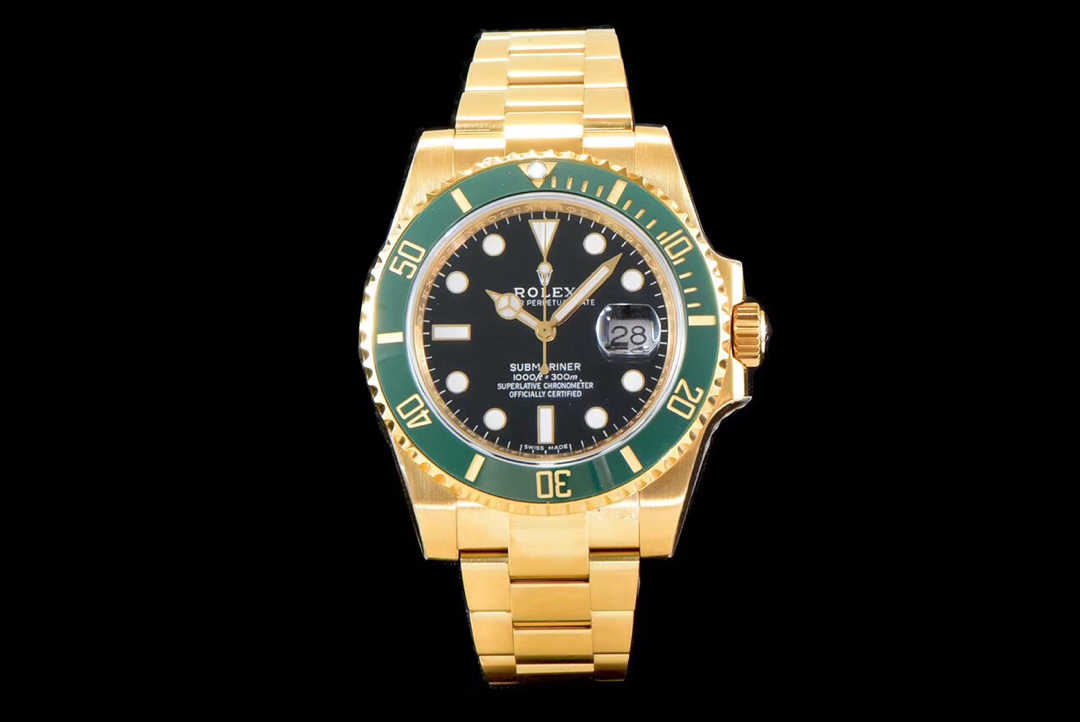 Rolex Submariner Series Gold Black Green “Hulk”