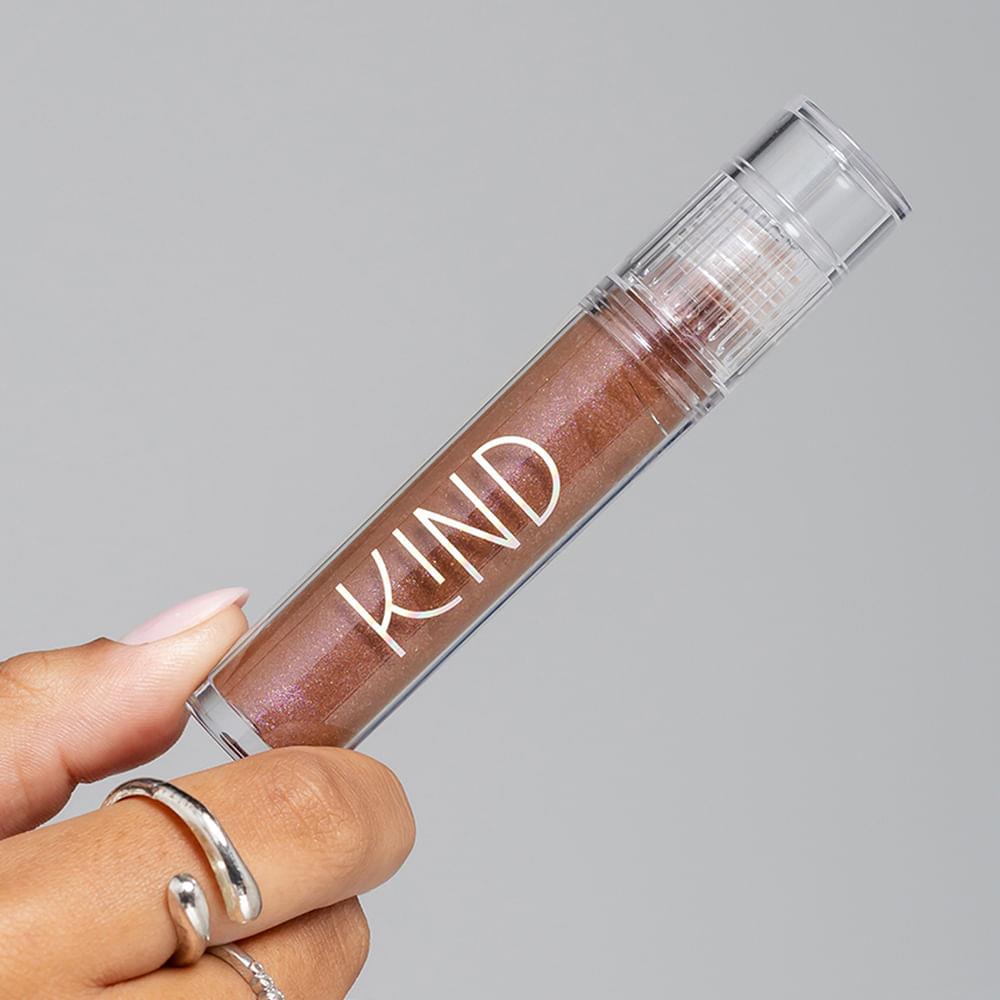 Gloss Labial Kind Beauty Marrom Perfeito 4,5 g