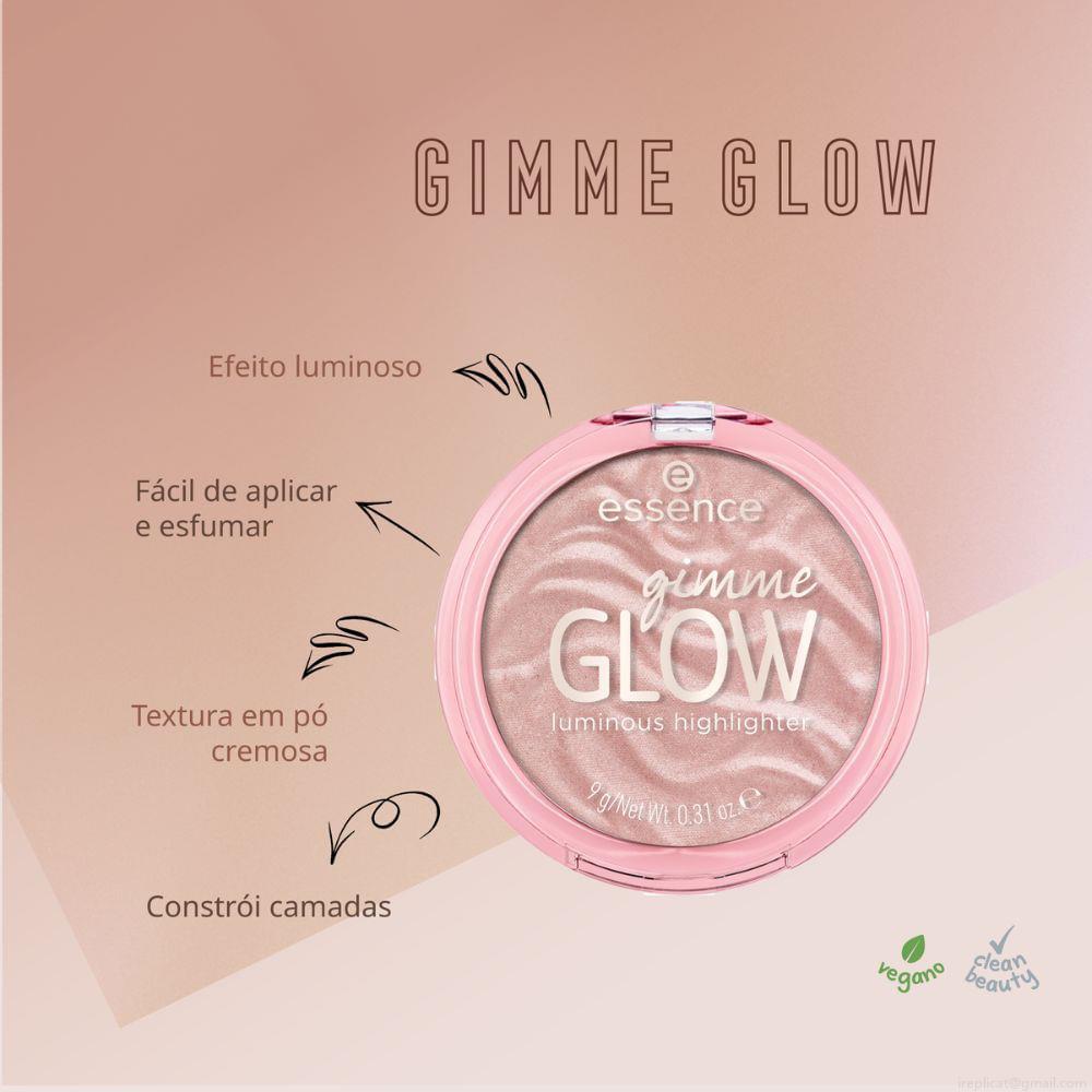 Iluminador Compacto em Pó Essence Gimme Glow 20 Nude 9 g