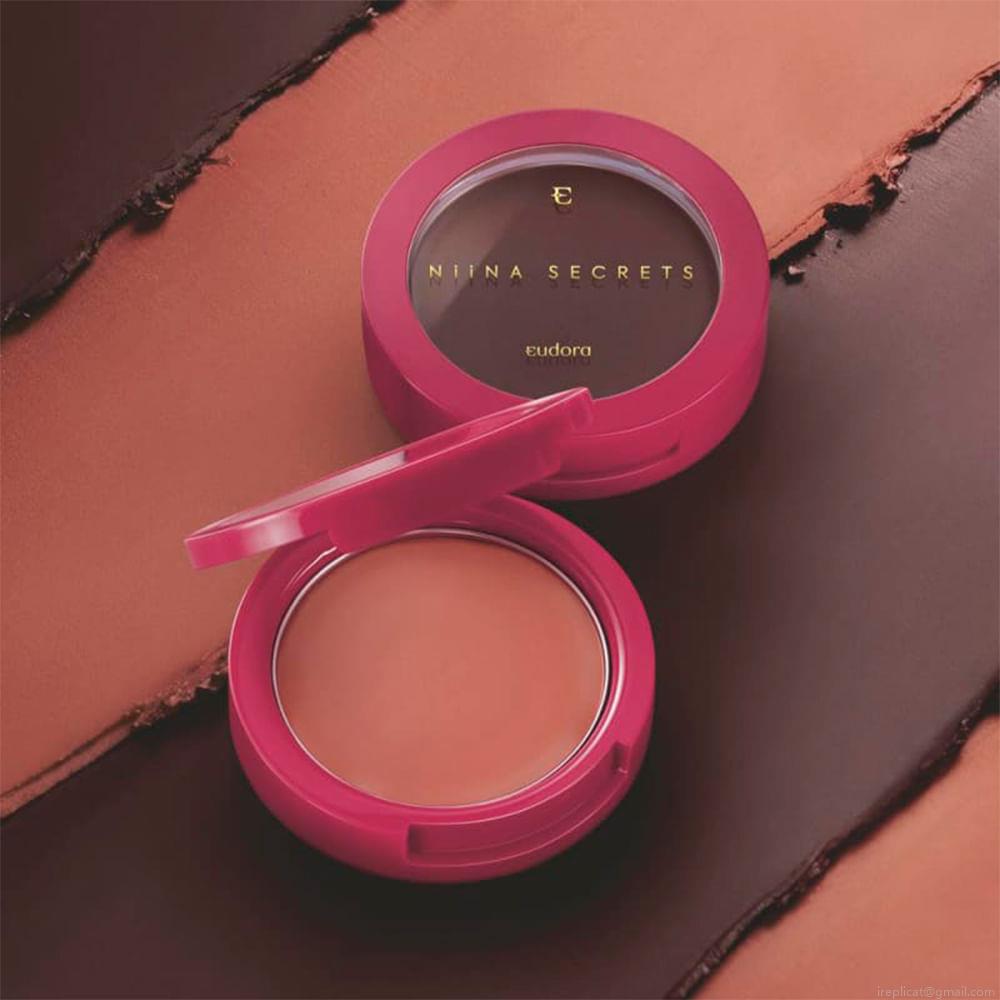 Blush Cremoso Natural Eudora Niina Secrets 2 em 1 Pessego Secreto 5 g