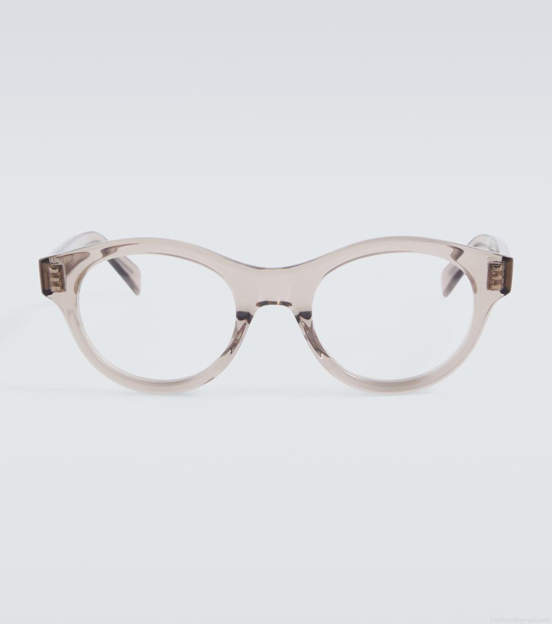 Celine EyewearBold 3 Dots round glasses