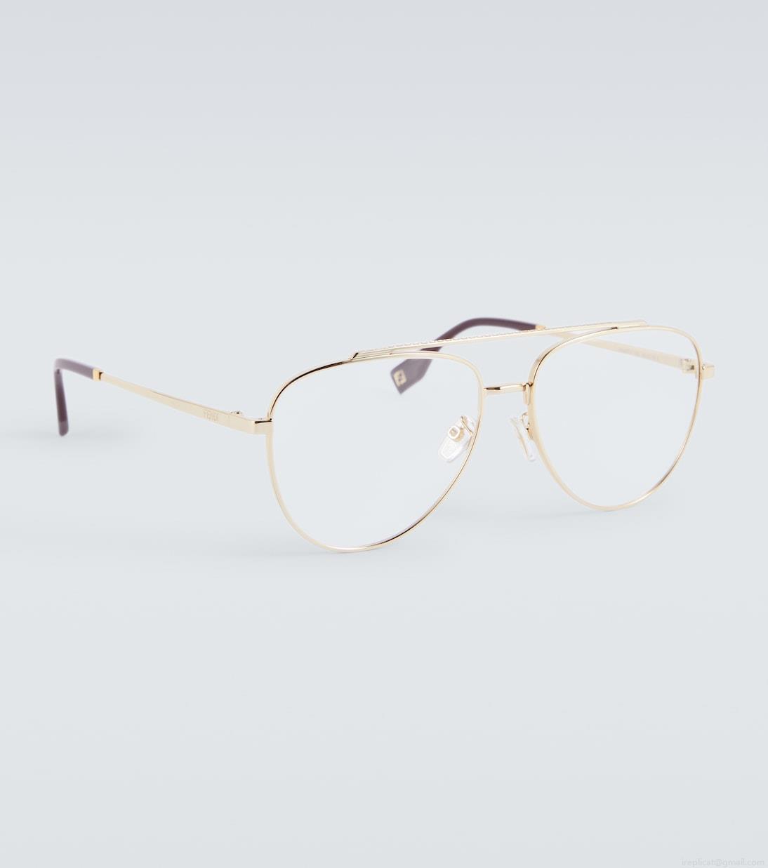 FendiFendi Travel aviator glasses