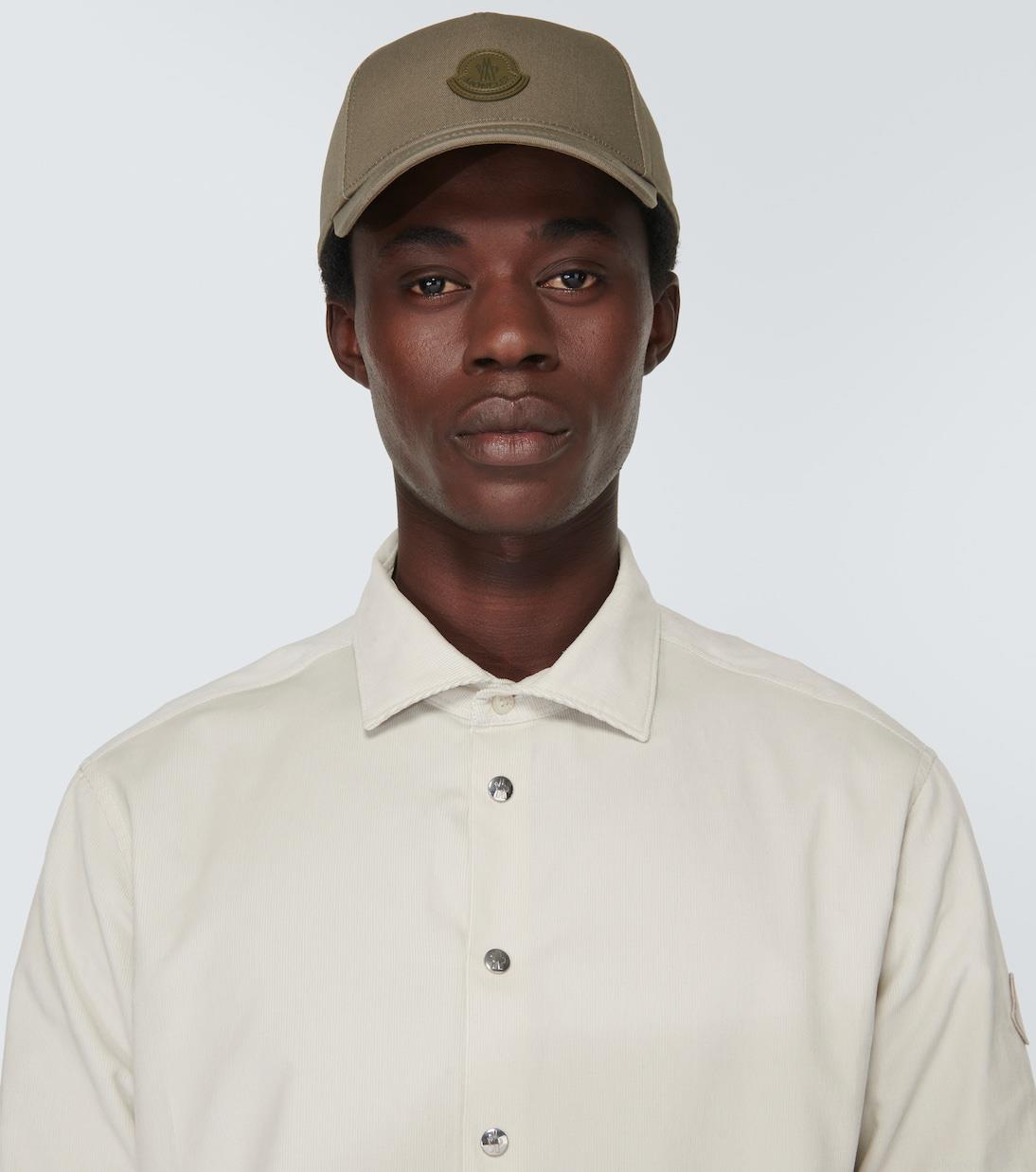 MonclerLogo cotton baseball cap