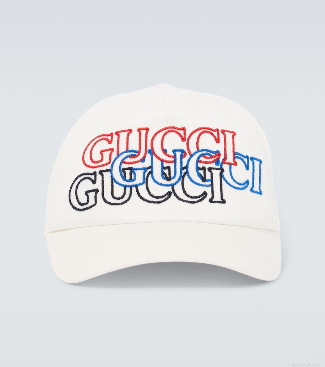 GucciLogo embroidered cotton baseball cap