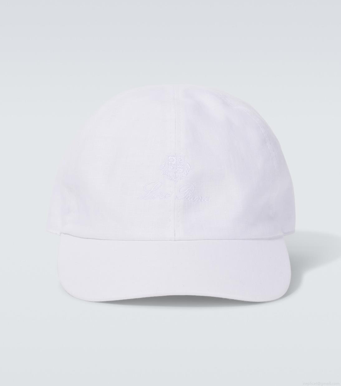 Loro PianaLinen baseball cap