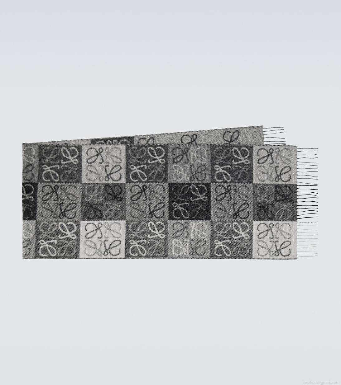 LoeweAnagram wool and cashmere scarf