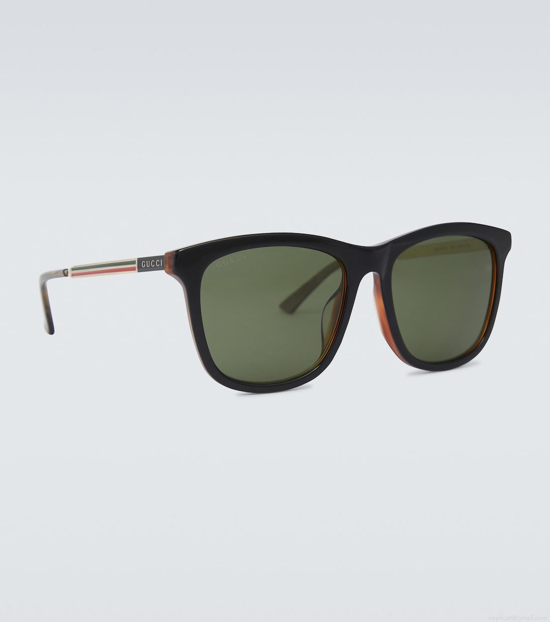 GucciSquare-frame acetate sunglasses