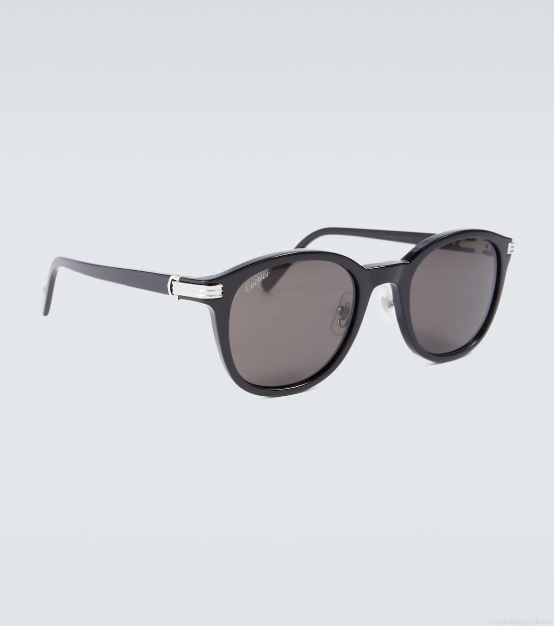 Cartier Eyewear CollectionRounded acetate sunglasses