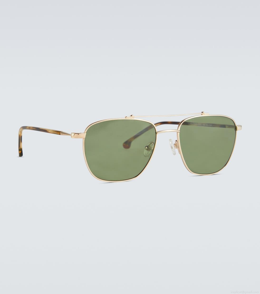 Loro PianaOpen aviator sunglasses