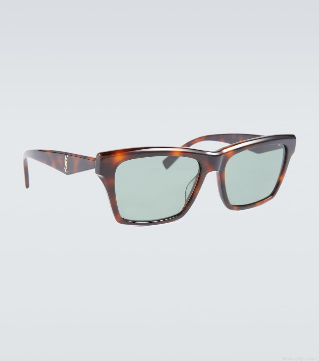 Saint LaurentRectangular acetate sunglasses