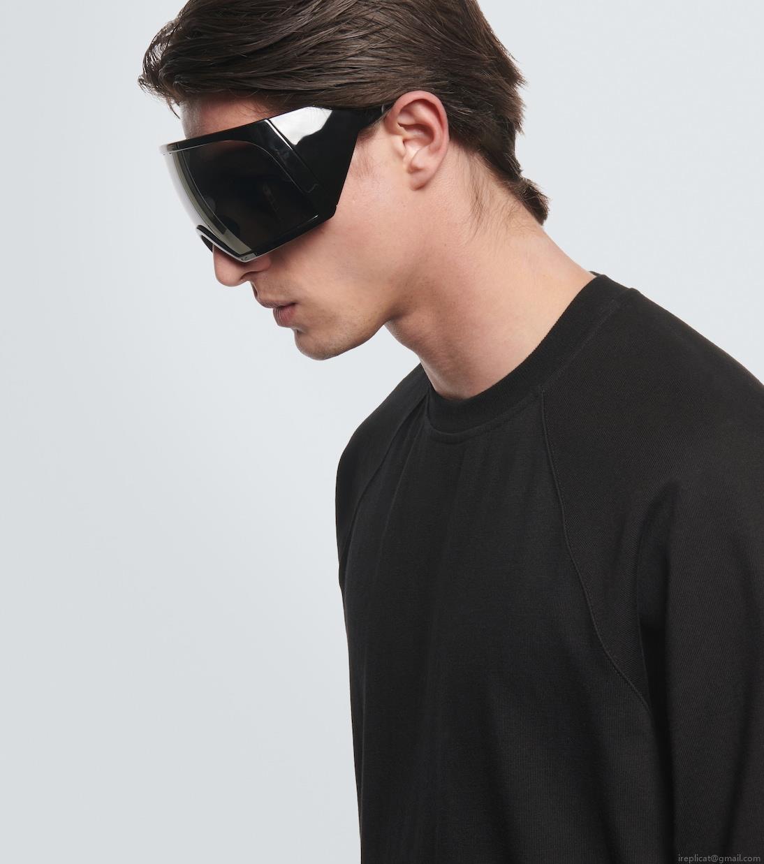 Rick OwensShield oversized sunglasses