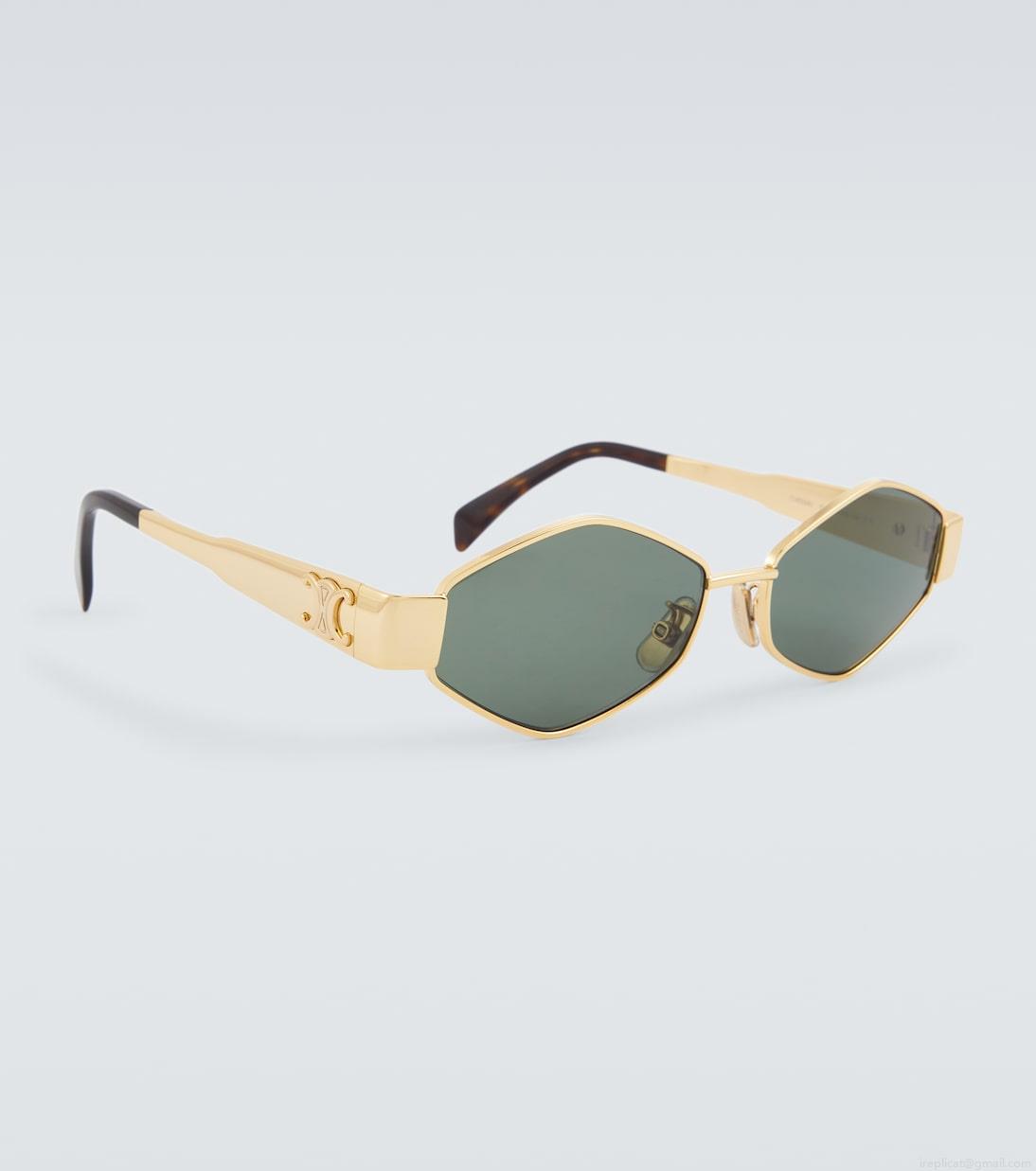 Celine EyewearTriomphe oval sunglasses