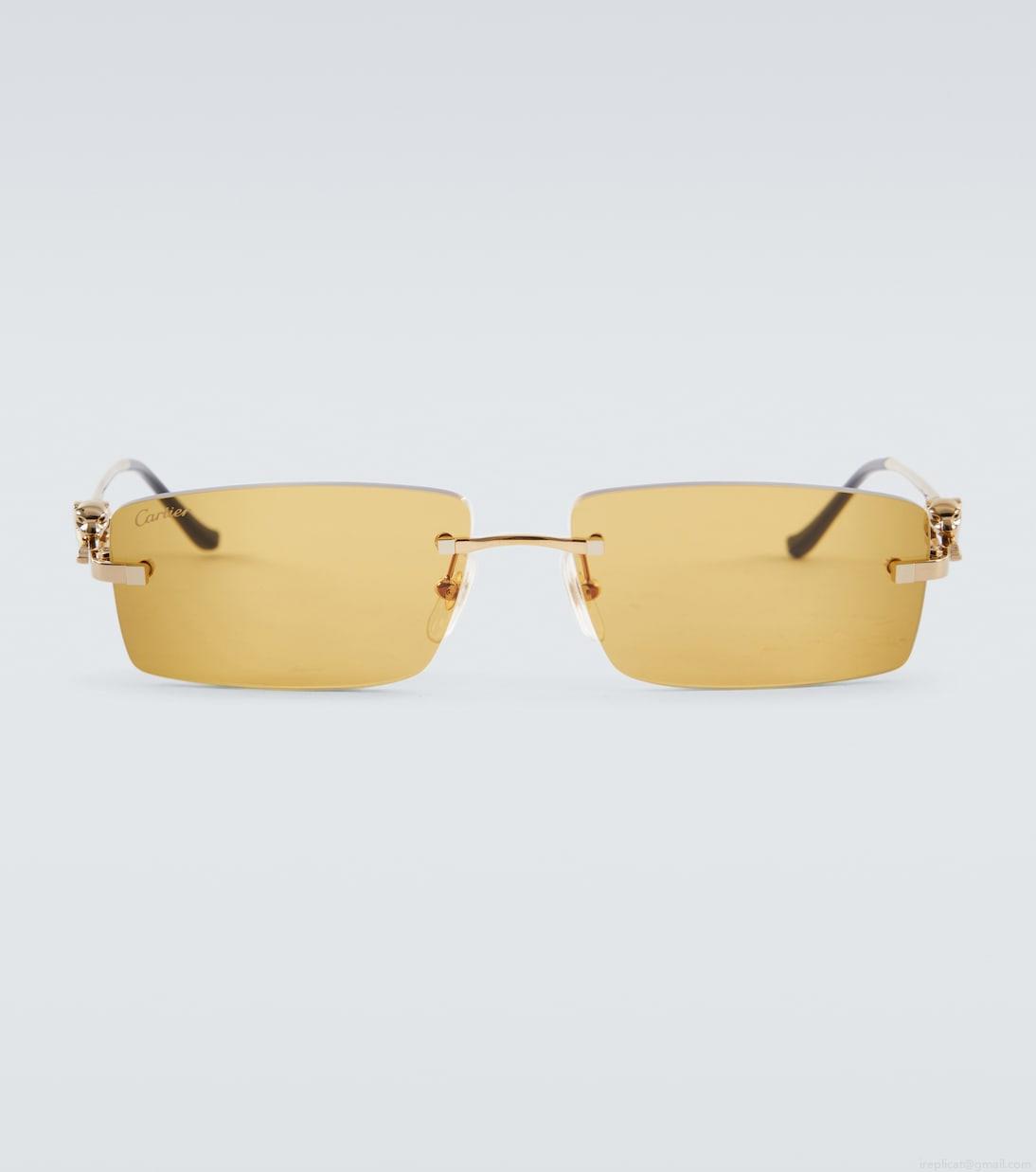 Cartier Eyewear CollectionPanthère de Cartier rectangular sunglasses