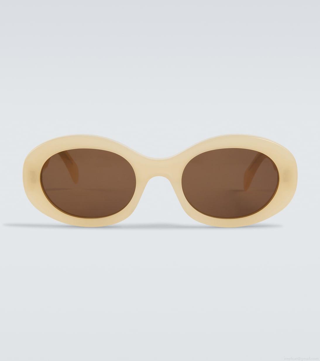 Celine EyewearTriomphe 01 oval sunglasses