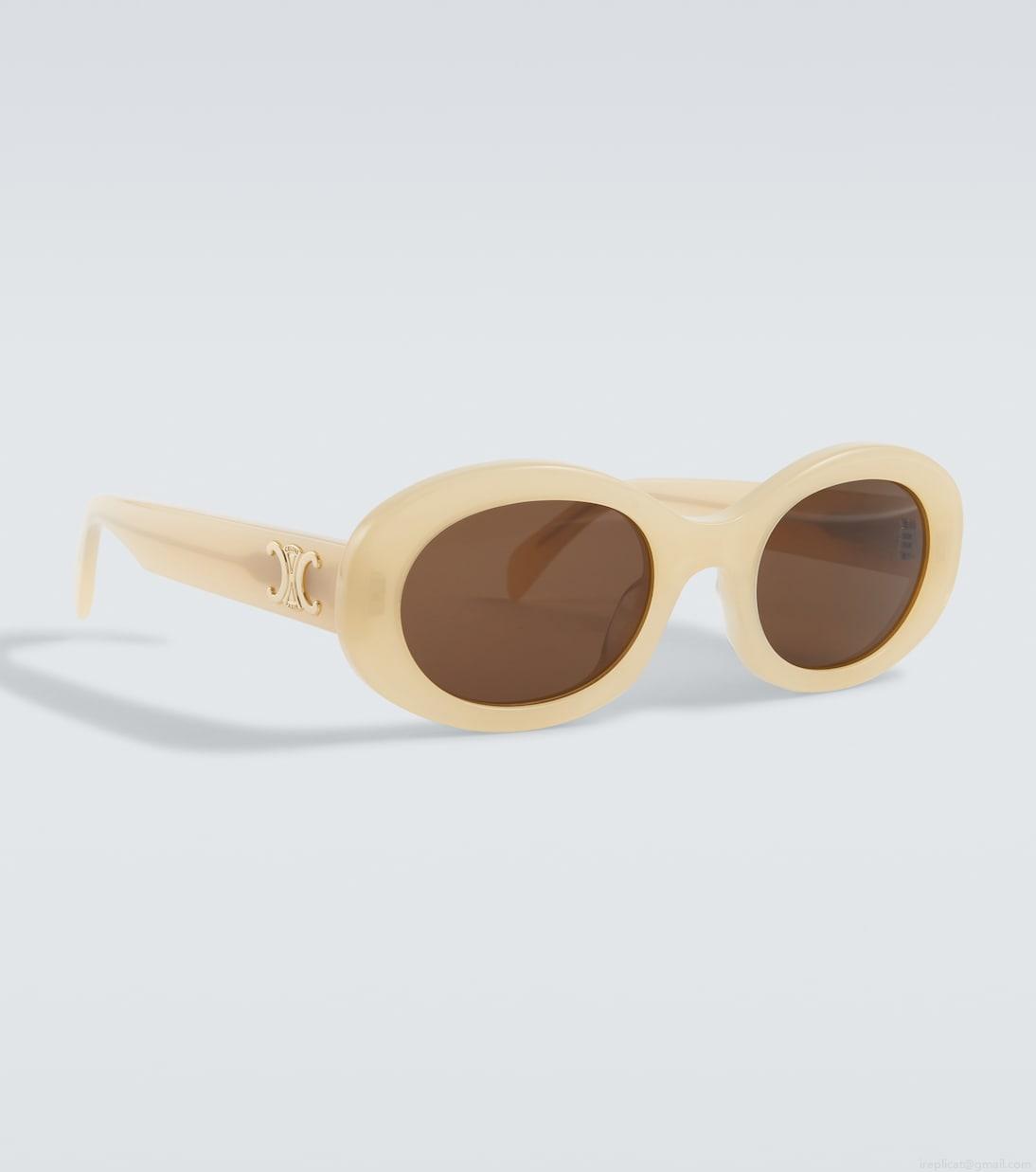 Celine EyewearTriomphe 01 oval sunglasses