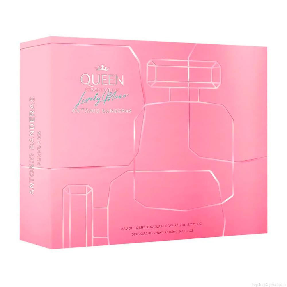 Kit Perfume Banderas Queen Of Seduction Lively Muse Feminino Eau de Toilette 80 ml + Desodorante Spray 150 ml