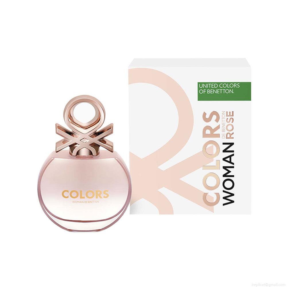 Perfume Benetton Colors Woman Rose Feminino Eau de Toilette 80 ml