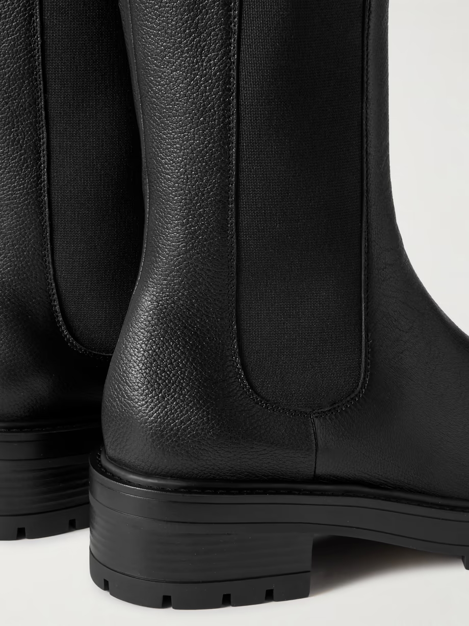 Crosby leather knee boots