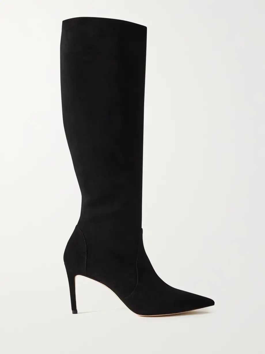 Stuart suede knee boots