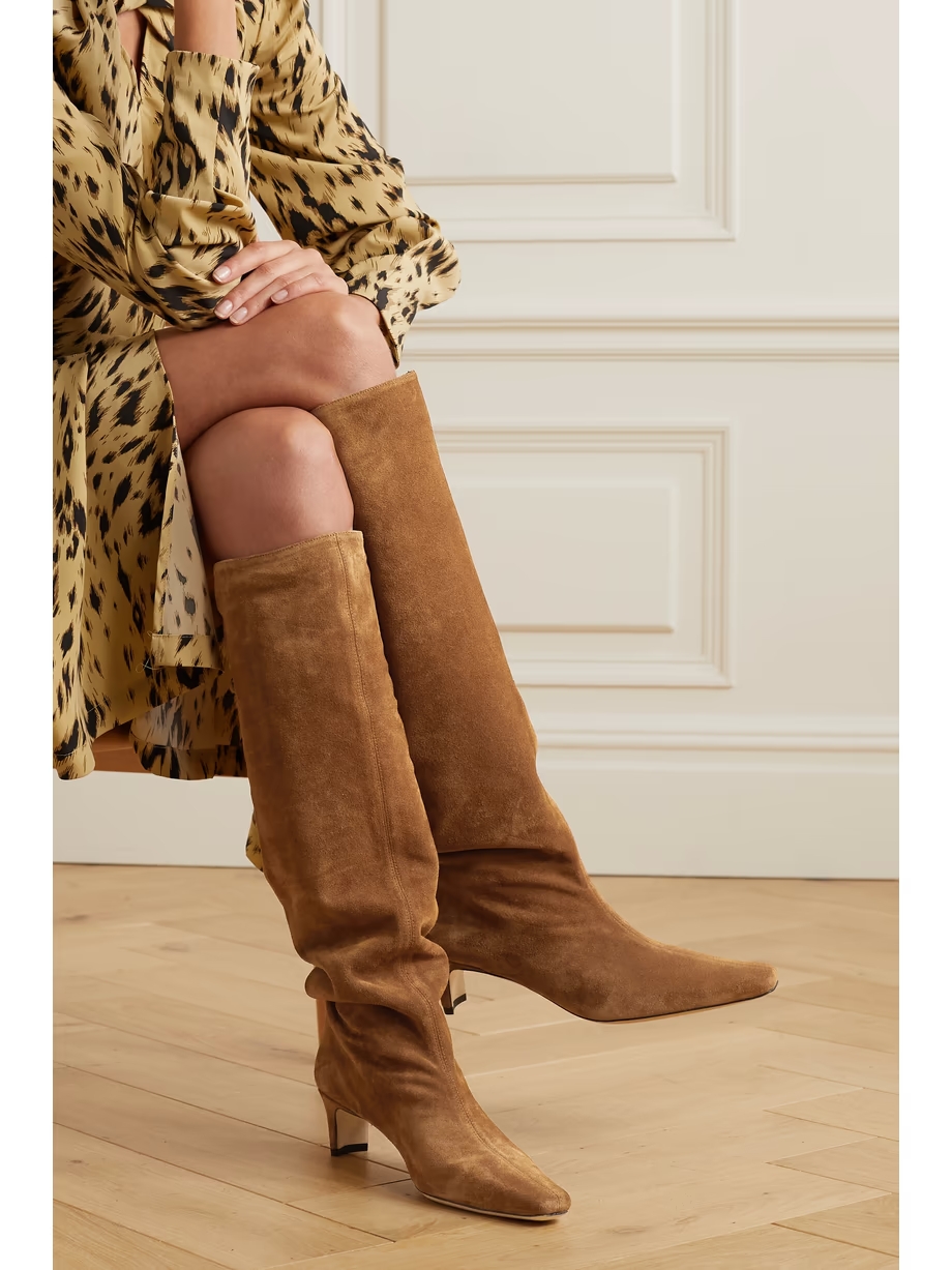 Wally suede knee boots